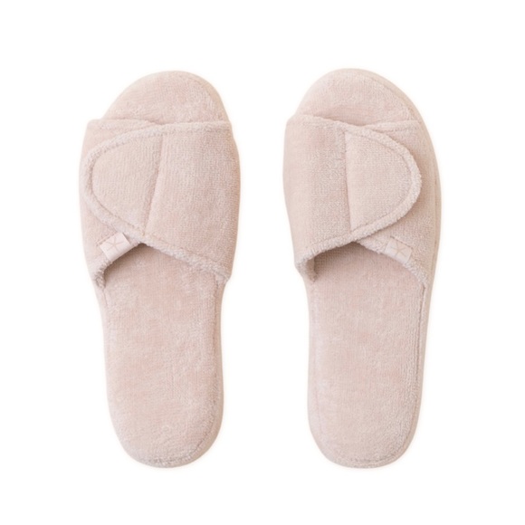 🆕 NWT Barefoot Dreams CozyTerry® Spa Slippers - Picture 2 of 6